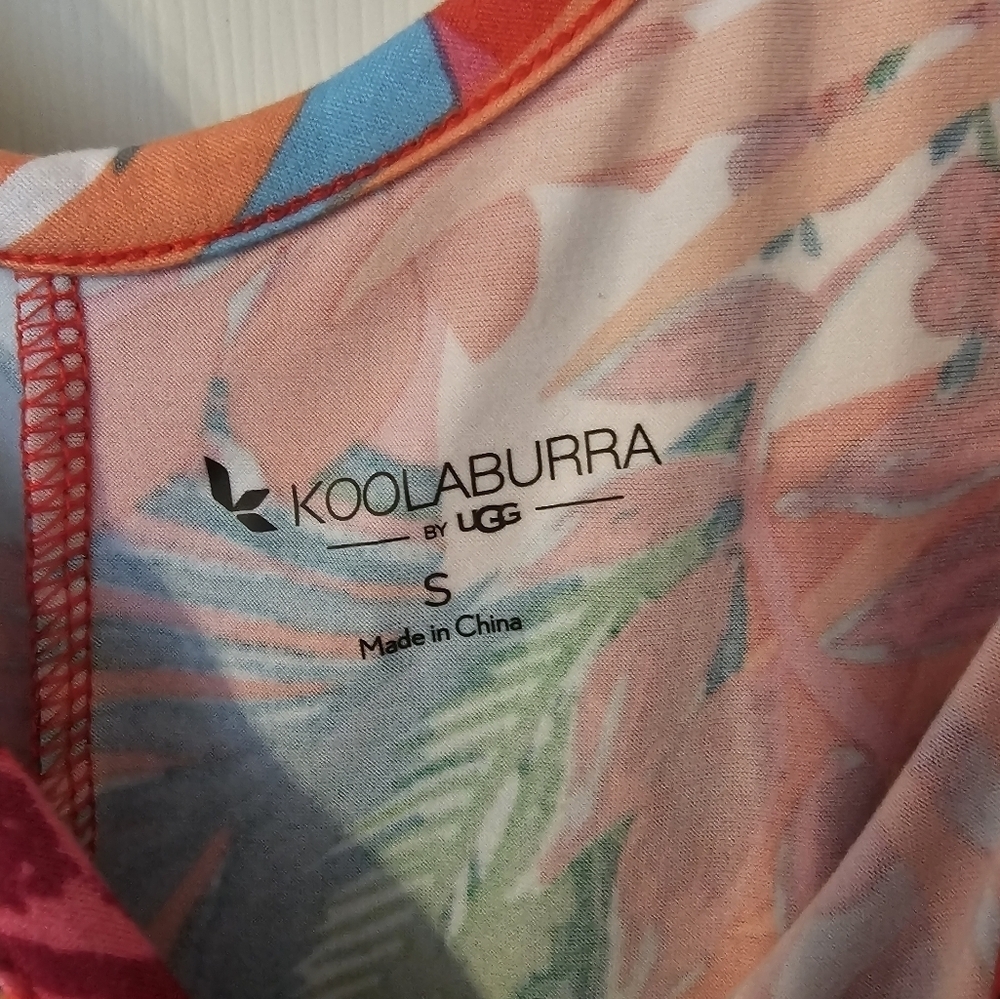 Koolaburra By UGG Tropical Summer Jumpsuit Stretchy Size S - Picture 4 of 6